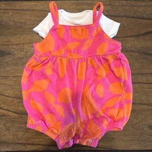 Carters Child of Mine onesie and romper - girls 0-3 months